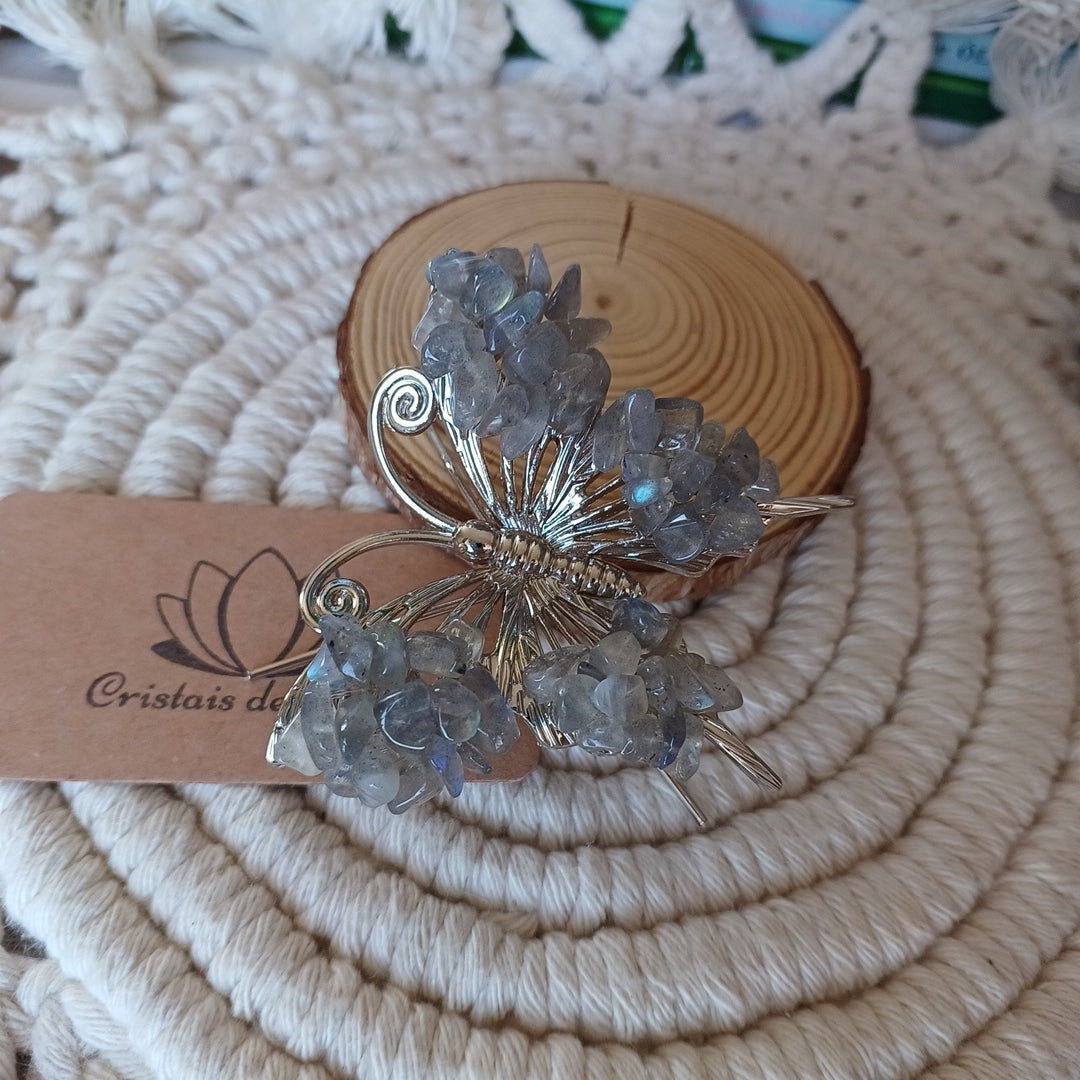 Butterfly with Labradorite