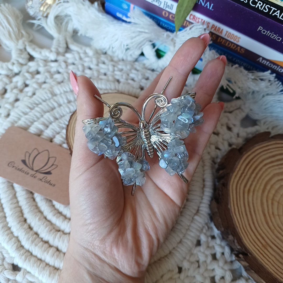 Butterfly with Labradorite