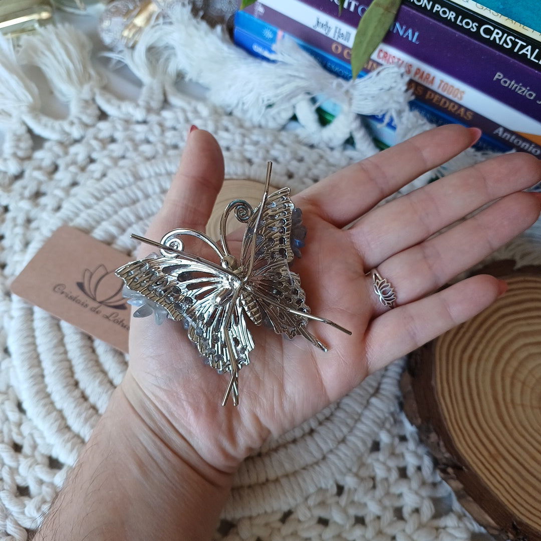 Butterfly with Labradorite