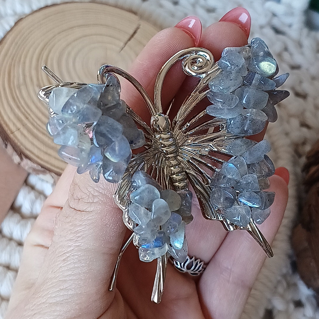 Butterfly with Labradorite