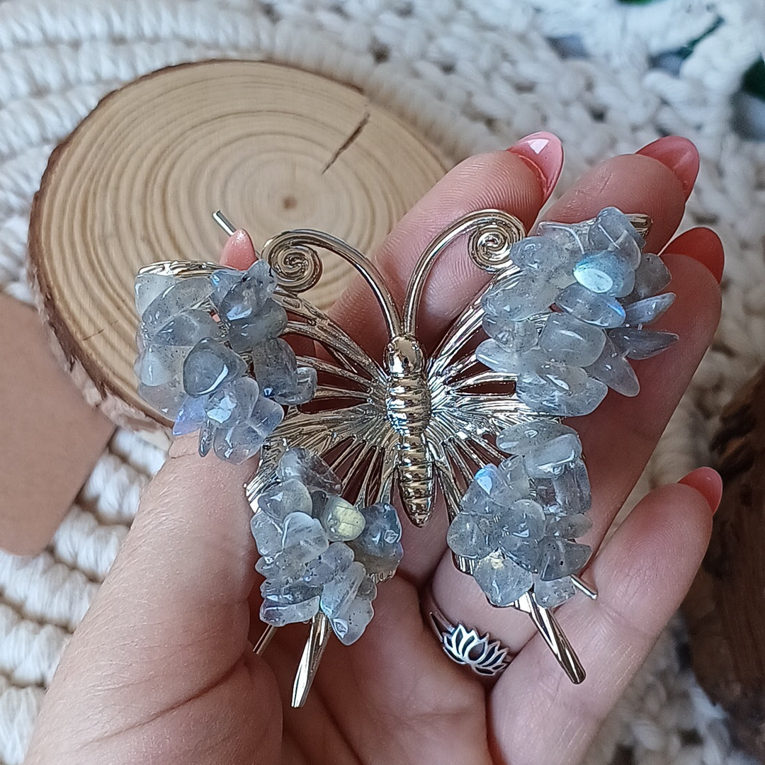 Butterfly with Labradorite