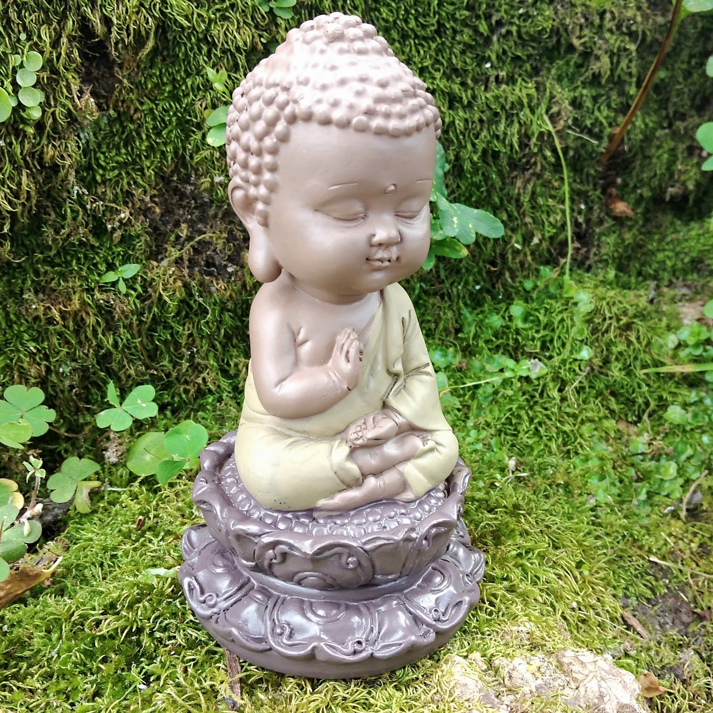 2 - Buda a Meditar Resina 7,8x7,8x13,5cm