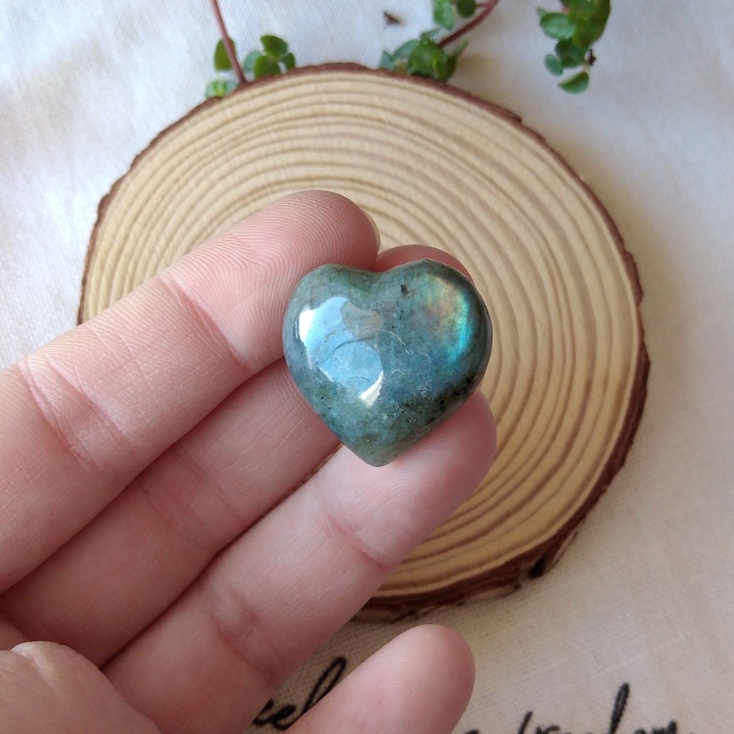 Lab02 Mini Labradorite Heart
