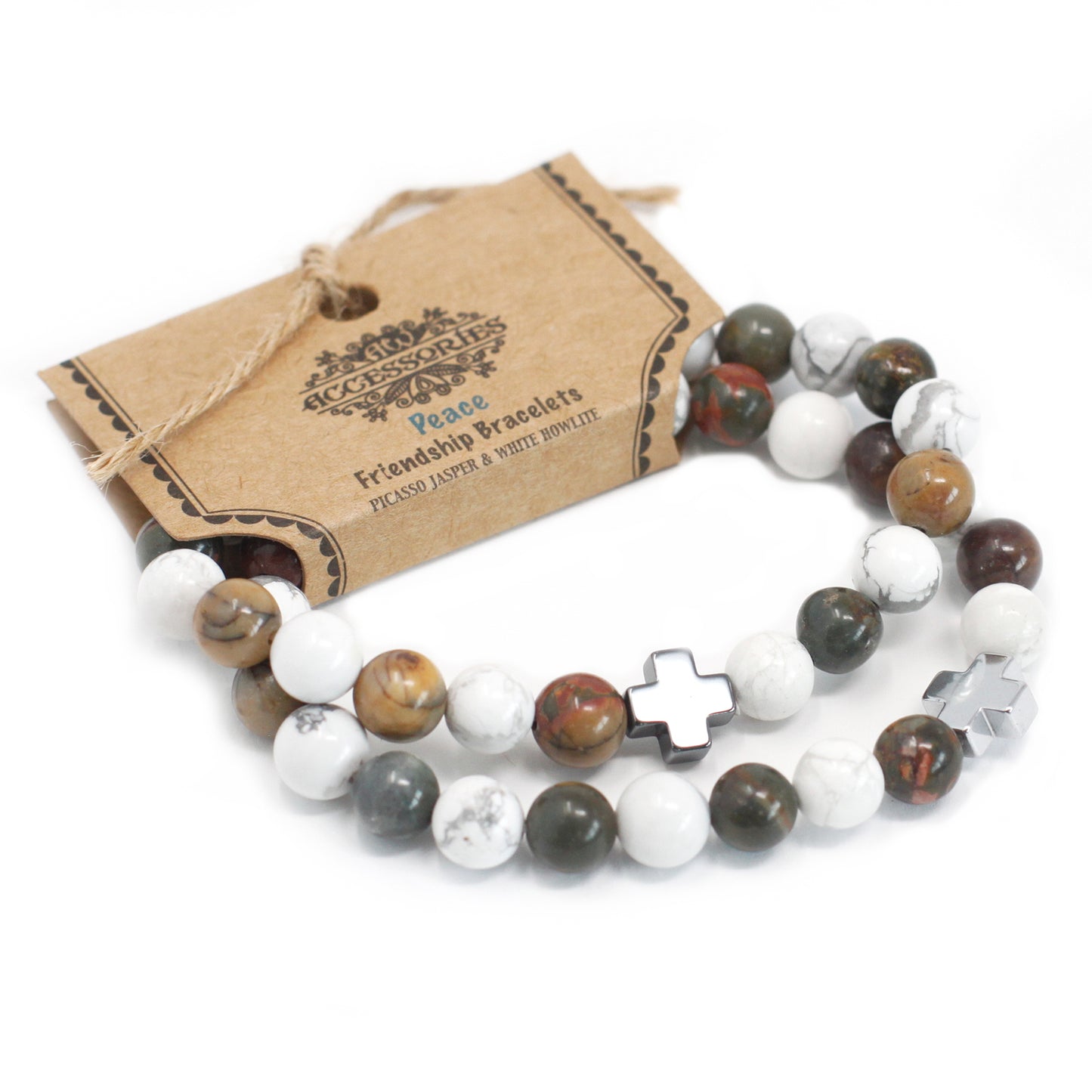 Pulseiras da Amizade - Paz (Par)