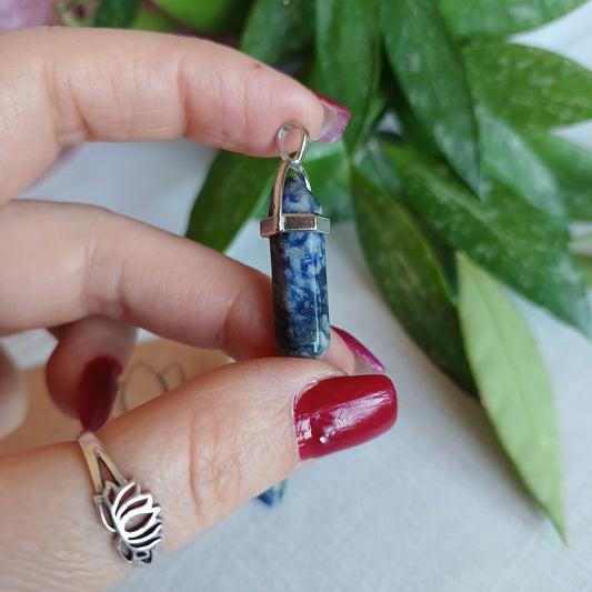 Sodalite double-ended pendant