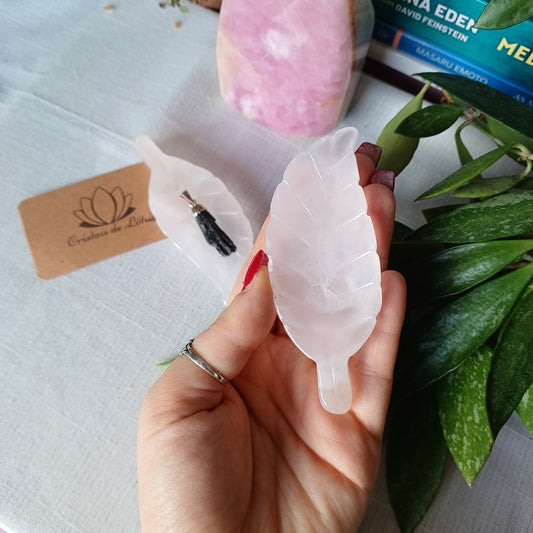 Mini Manganocalcite Leaf Cup