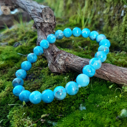 Blue Apatite Bracelet (Larimar color)