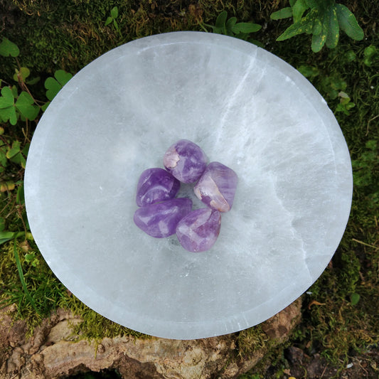 Taça Redonda em Selenite