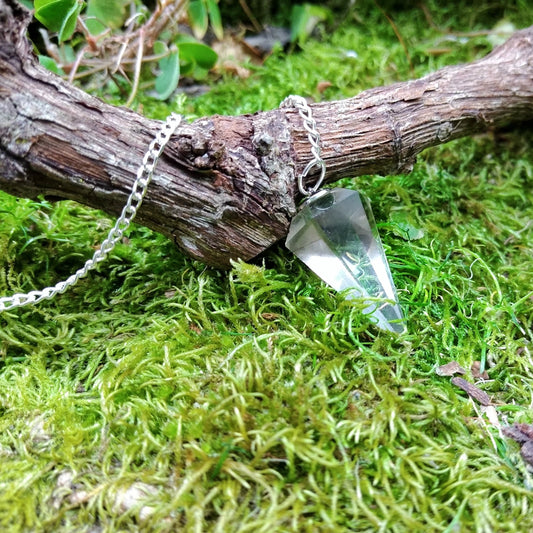 Mini Pêndulo de Quartzo Fumado