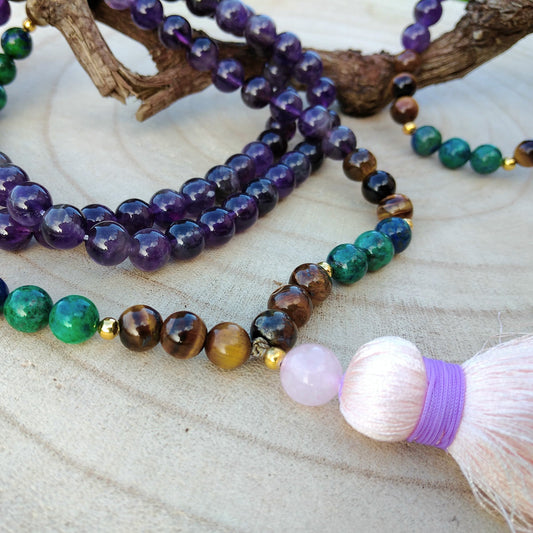 Japamala Yoga and Meditation Kit 108 beads and Bracelet