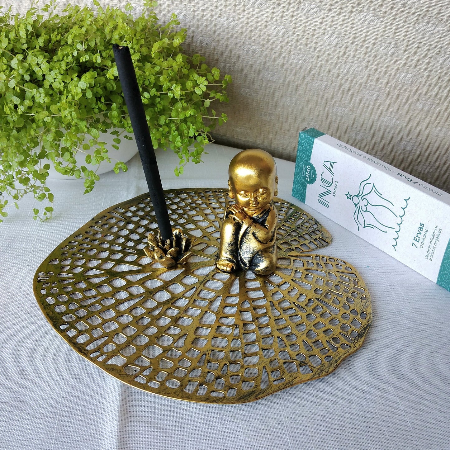 Monk Tray with Incense Holder